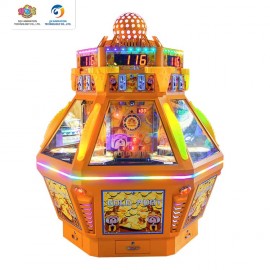 Gold Castle coin pusher lottery game machine